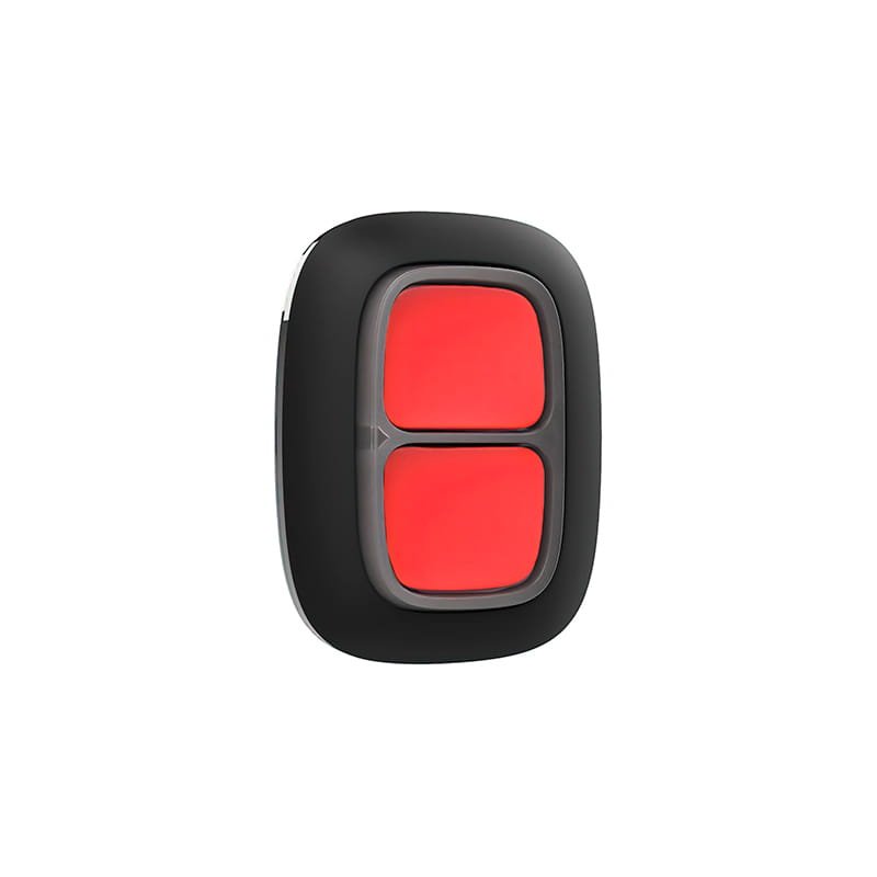 Тривожна кнопка Ajax DoubleButton чорна — изображение 3
