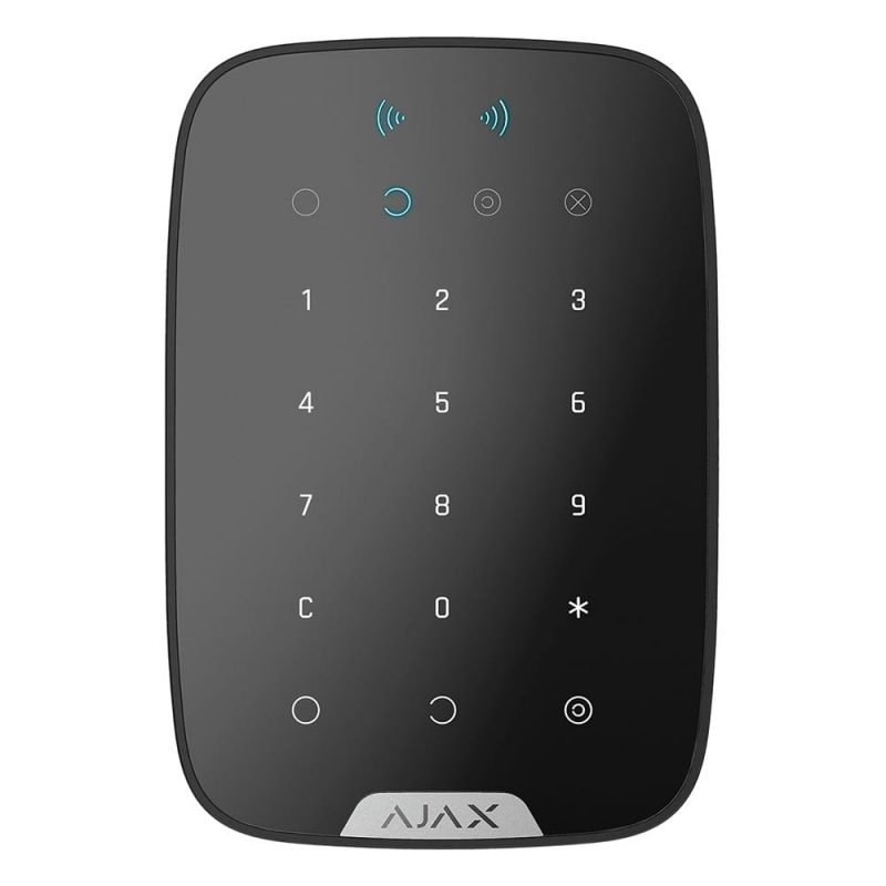 Бездротова клавіатура Ajax KeyPad чорна
