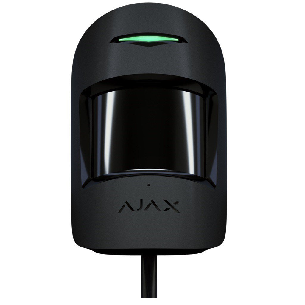 Комбінований датчик Ajax CombiProtect Fibra чорний
