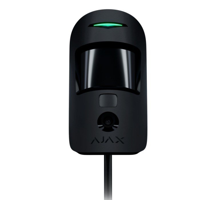 Датчик руху з фотокамерою Ajax MotionCam Fibra чорний