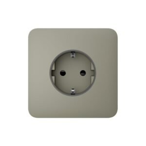 Розетка Ajax Outlet Basic [type F] оливкова