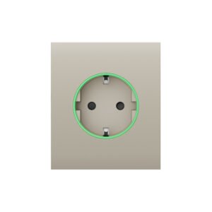Панель центральна Ajax CenterCover для Outlet (smart) [type F] слонова кістка