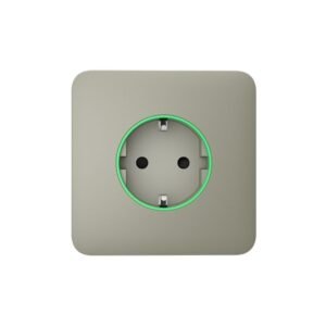 Розумна розетка Ajax Outlet [type F] оливкова