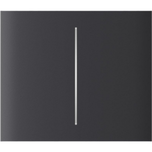 Панель центральна двохклавішна Ajax CenterButton (2-gang) vertical графіт