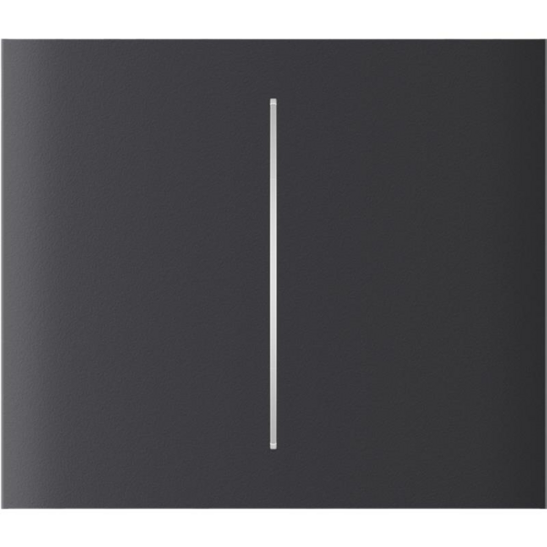 Панель центральна двохклавішна Ajax CenterButton (2-gang) vertical графіт