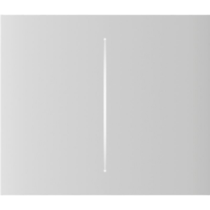 Панель центральна двохклавішна Ajax CenterButton (2-gang) vertical біла