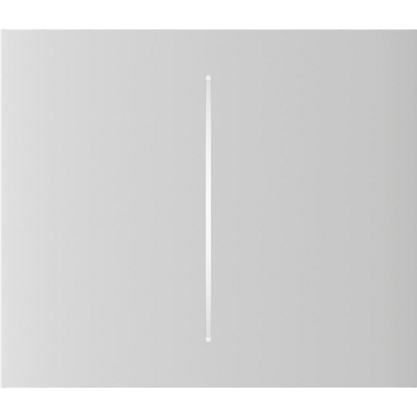 Панель центральна двохклавішна Ajax CenterButton (2-gang) vertical біла