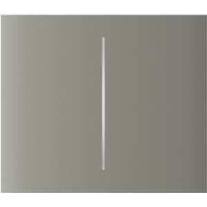 Панель центральна двохклавішна Ajax CenterButton (2-gang) vertical оливкова