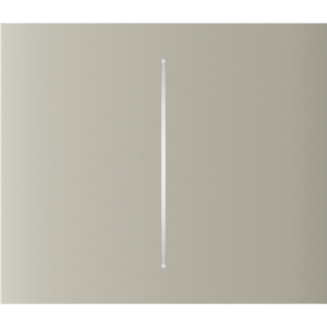 Панель центральна двохклавішна Ajax CenterButton (2-gang) vertical слонова кістка