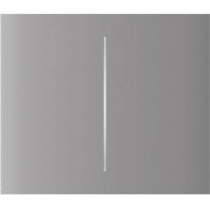 Панель центральна двохклавішна Ajax CenterButton (2-gang) vertical туман