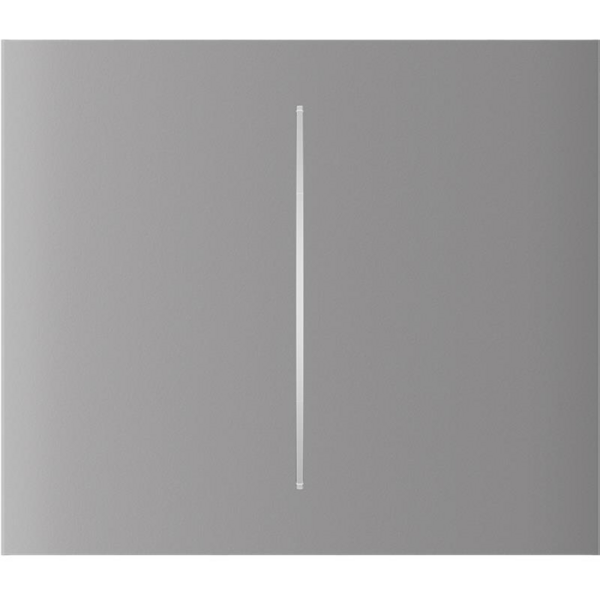 Панель центральна двохклавішна Ajax CenterButton (2-gang) vertical туман