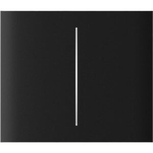 Панель центральна двохклавішна Ajax CenterButton (2-gang) vertical чорна